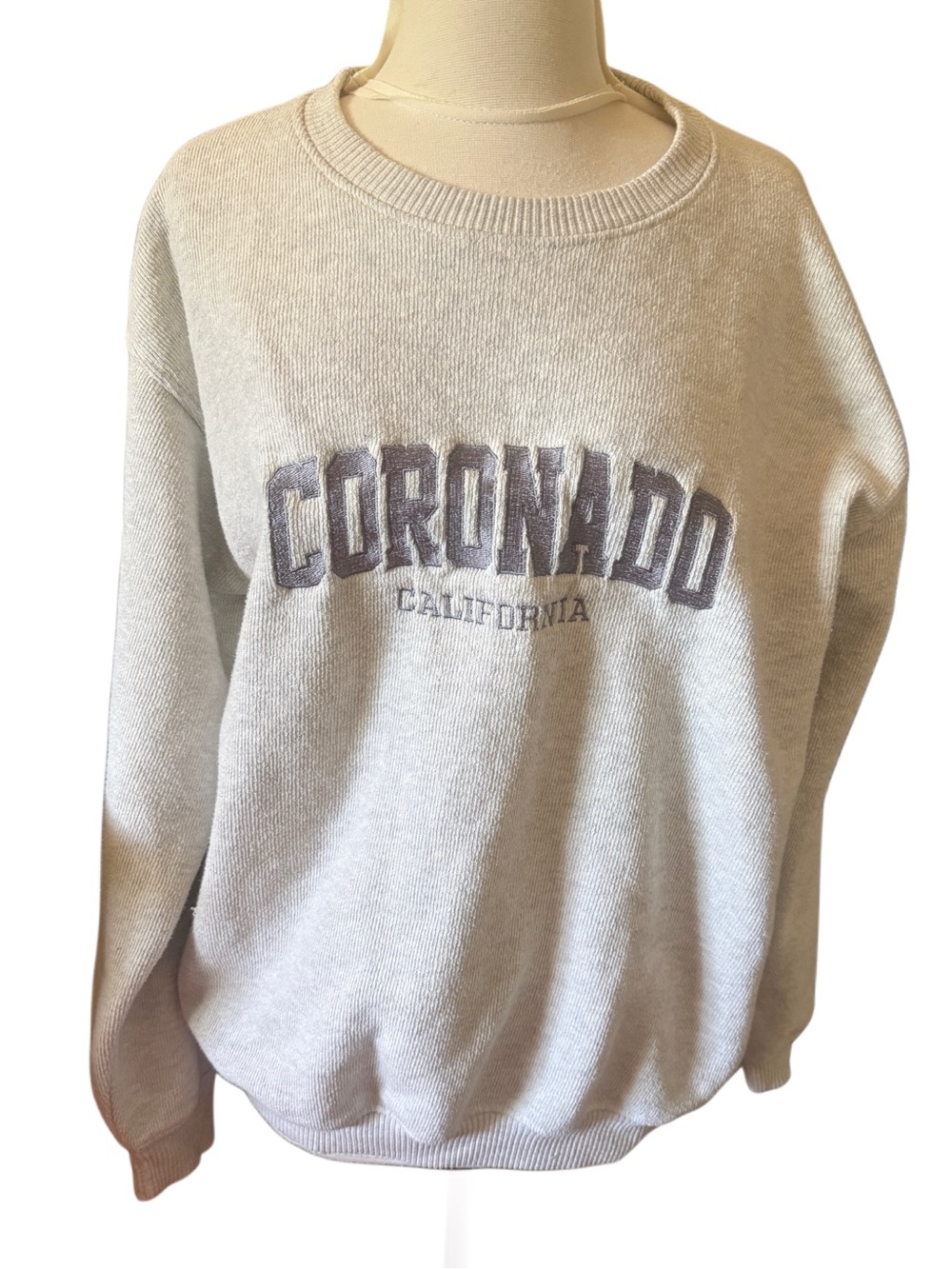 Pacific & Co The Perfect Hoodie Coronado California Gray Pullover XL cotton prep